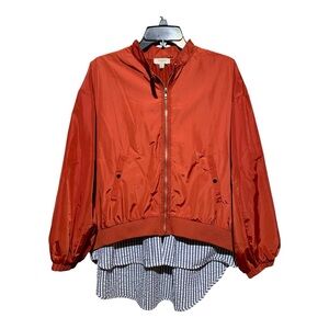 Women's Umgee Zip Front Jacket With Shirt Tail Details Size Medium